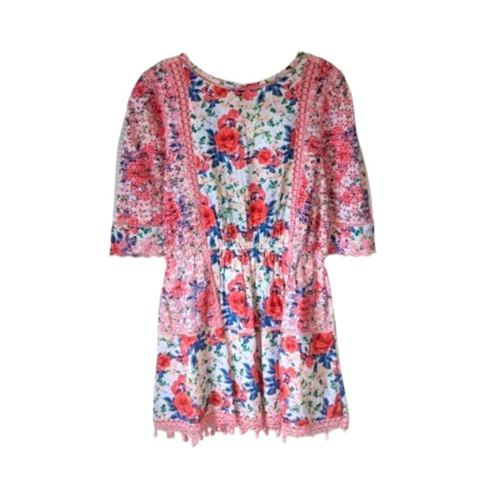 LoveShackFancy Novalie Crochet‎ Embroidered Eyelet Cotton Floral Dress sz… - Picture 10 of 16
